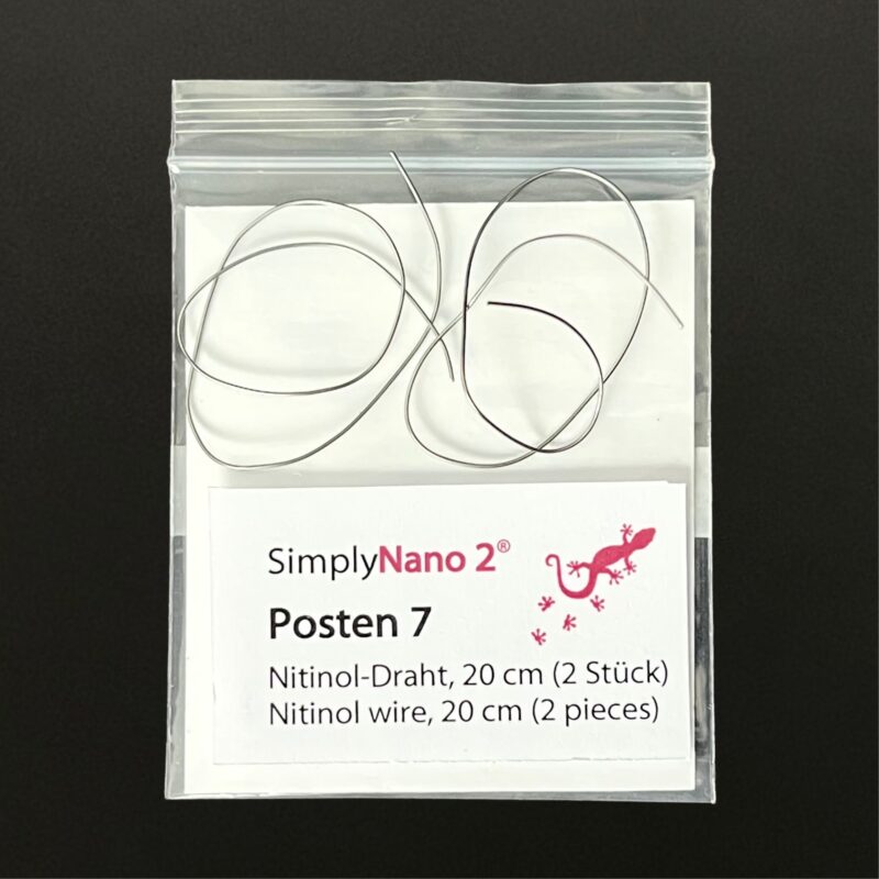 Nitinol wire (memory metal)